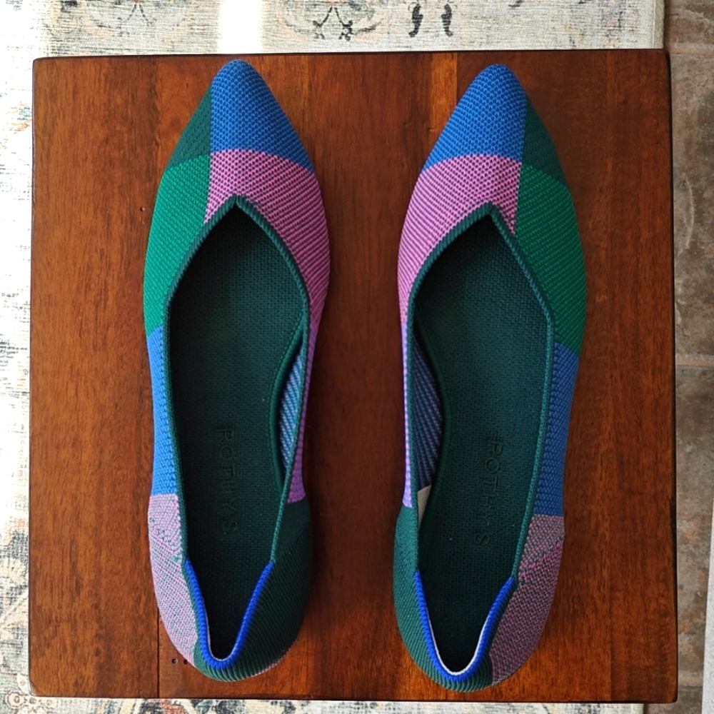 Rothy's The Luxe Point Sugared Berry, SZ 9